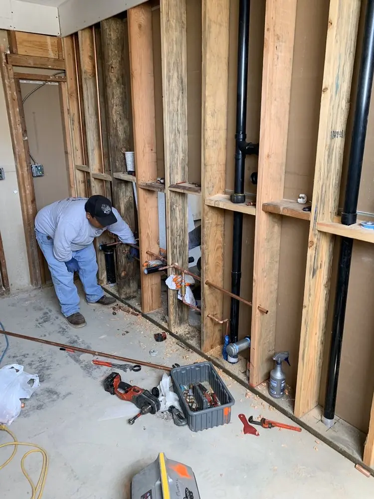Commercial rough-in plumbing for Gas Line Repair in O'Hara